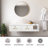 Wall-Mounted Styling Station With Locking Drawer & 3 Tool Holders - Professional Salon Wall Cabinet For Hair Stylists, Spa, Or Home Bathroom, White-1506902128