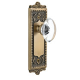 Grandeur Windsor Plate Passage with Provence Crystal Door Knob