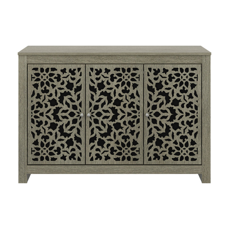 Ensemble de 2 bahuts Arrastia, Black/Coffee Grey Oak