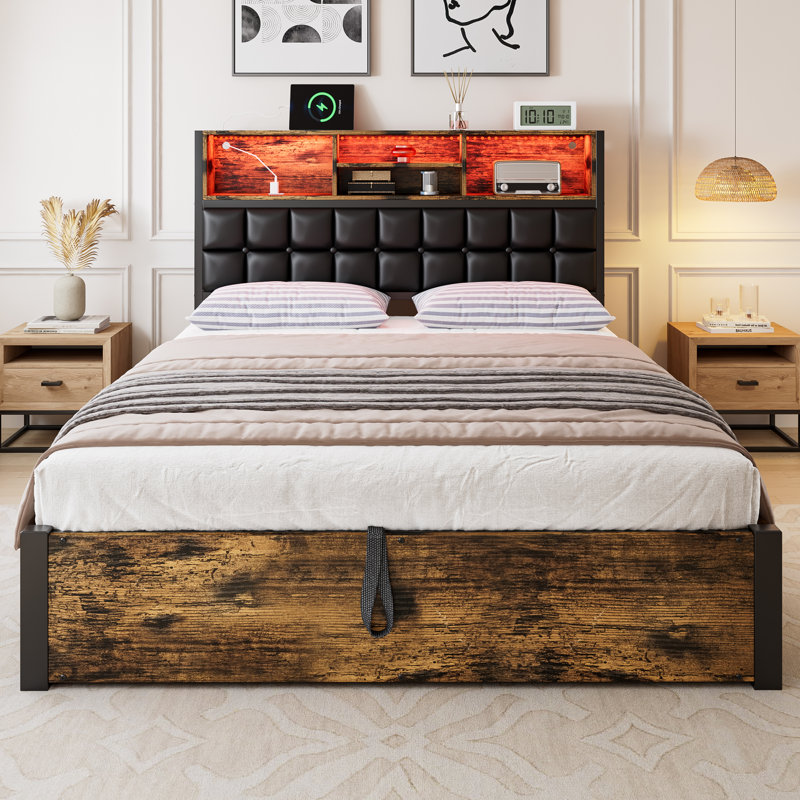 Upholstered Bed, Double (4'6)