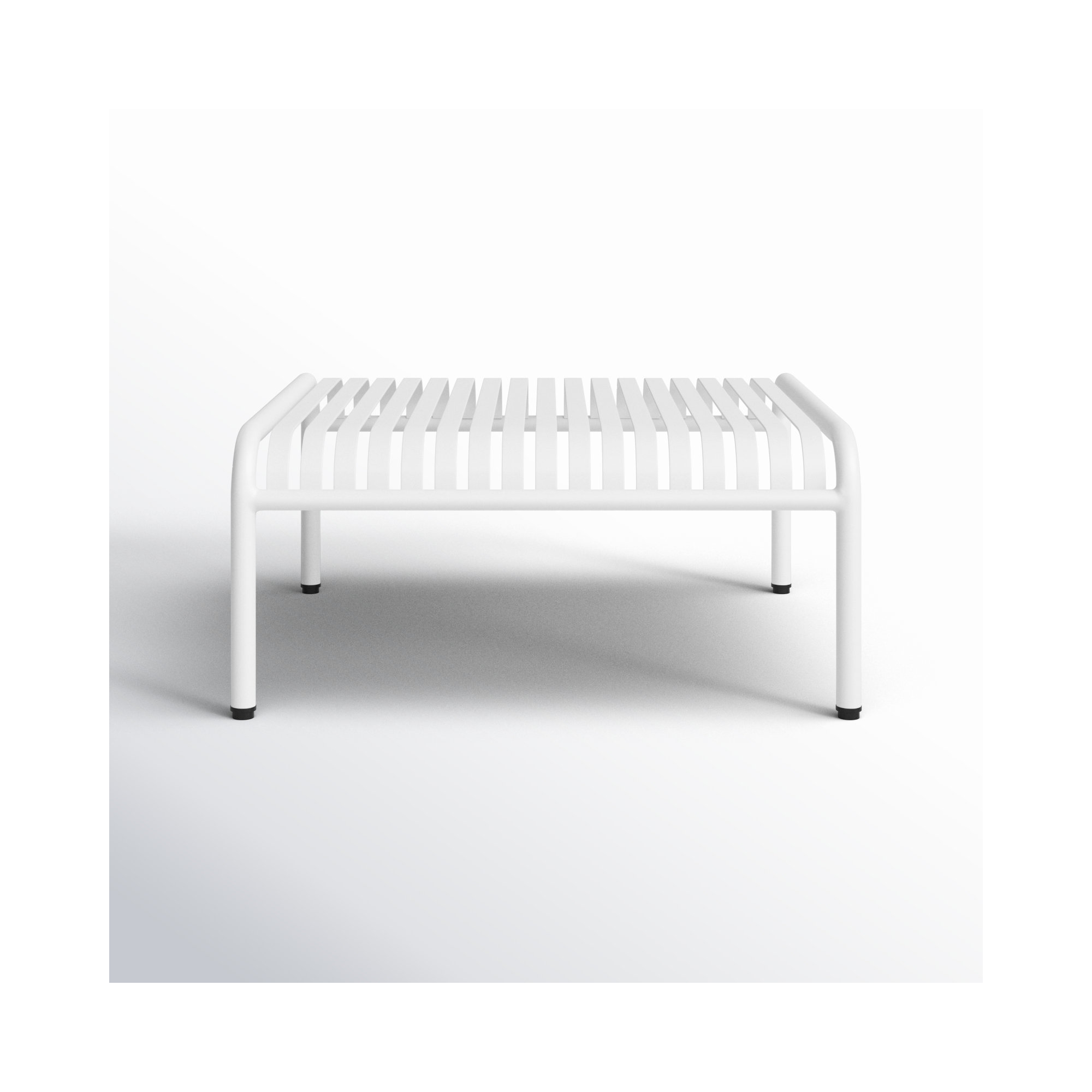 Winchester Outdoor Patio Coffee Table, White