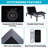 Sterner Zero Gravity Pain Relieving Massaging Adjustable Bed with Wireless Remote, Bluetooth and App-224794337