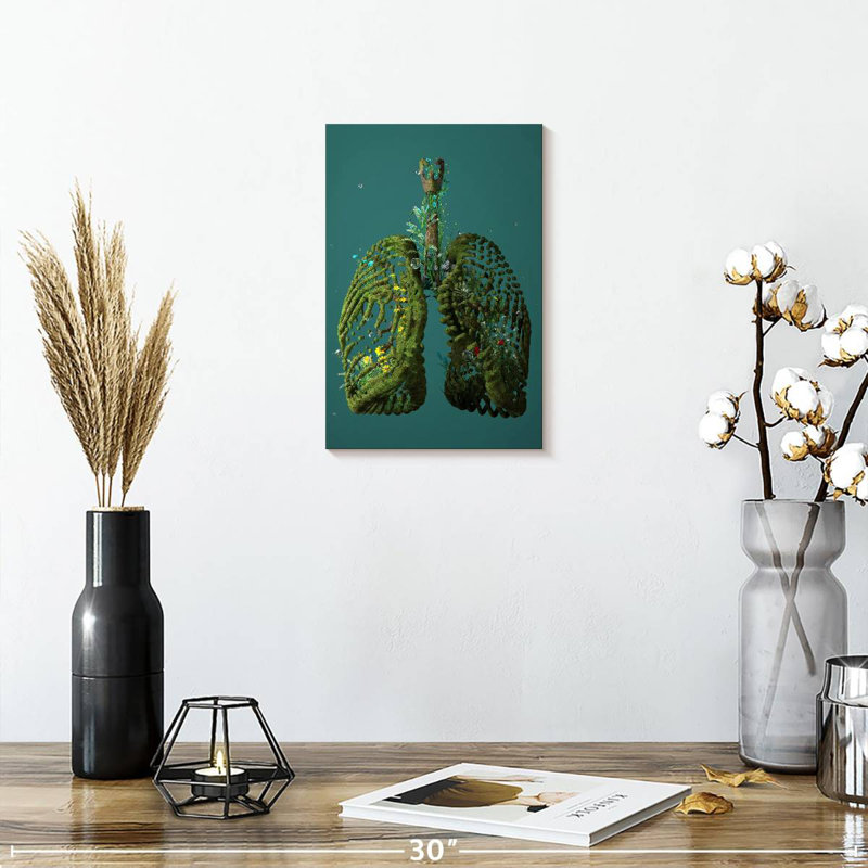 Khazi Clean Green Lungs, 12" H x 8" W