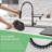 Commercial LED Kitchen Faucet With Pull Down Sprayer, Single Handle Single Lever Kitchen Sink Faucet-119337275