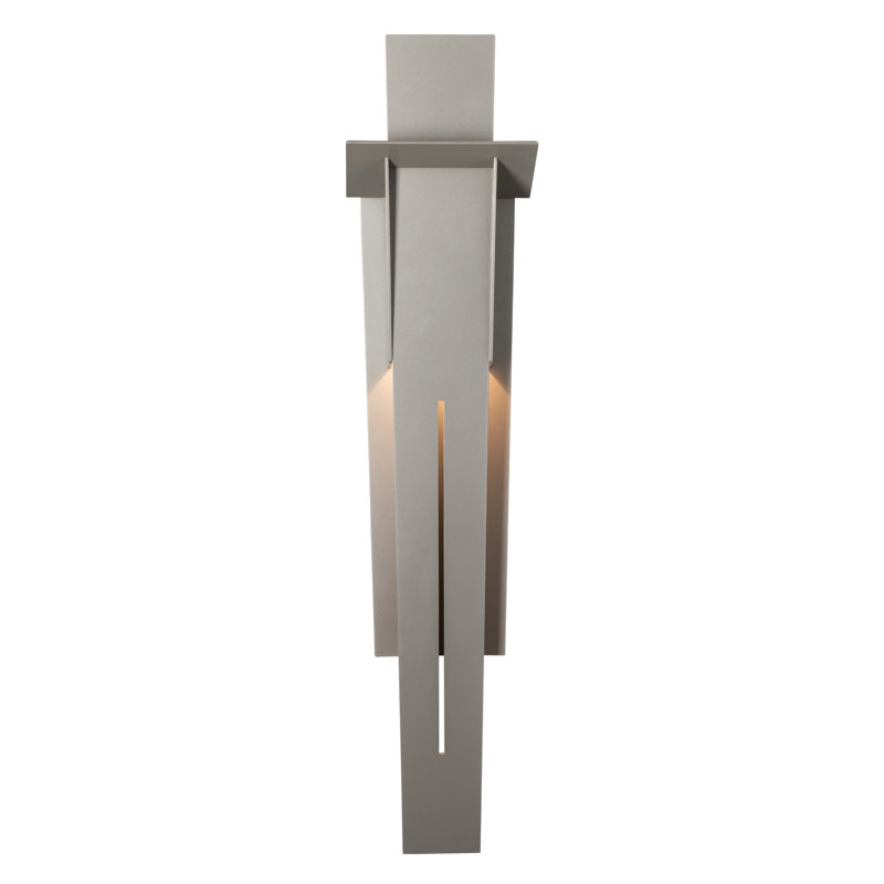 Linea Outdoor Wall Sconce, 31.3" H x 7.1" W x 5.1" D, Coastal Burnished Steel