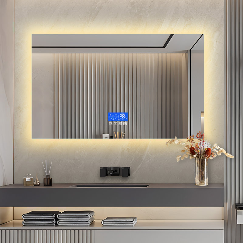 Backlit LED Bathroom Vanity Mirror Anti-Fog, 60 cm H x 100 cm W