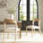 Hamish 18'' H Linen Blend Upholstered Oak Side Chair-68339462