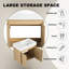 Meuble-lavabo mural 24 po avec lavabo en céramique et portes doubles-98905884