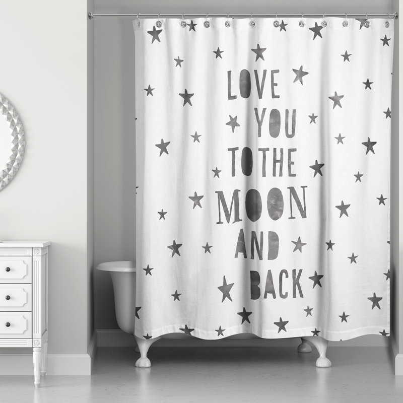 Rideau de douche simple Dangira