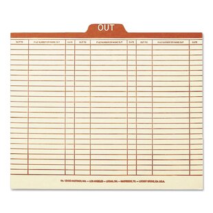 Charge-Out Record Guides, Letter, 100/Box