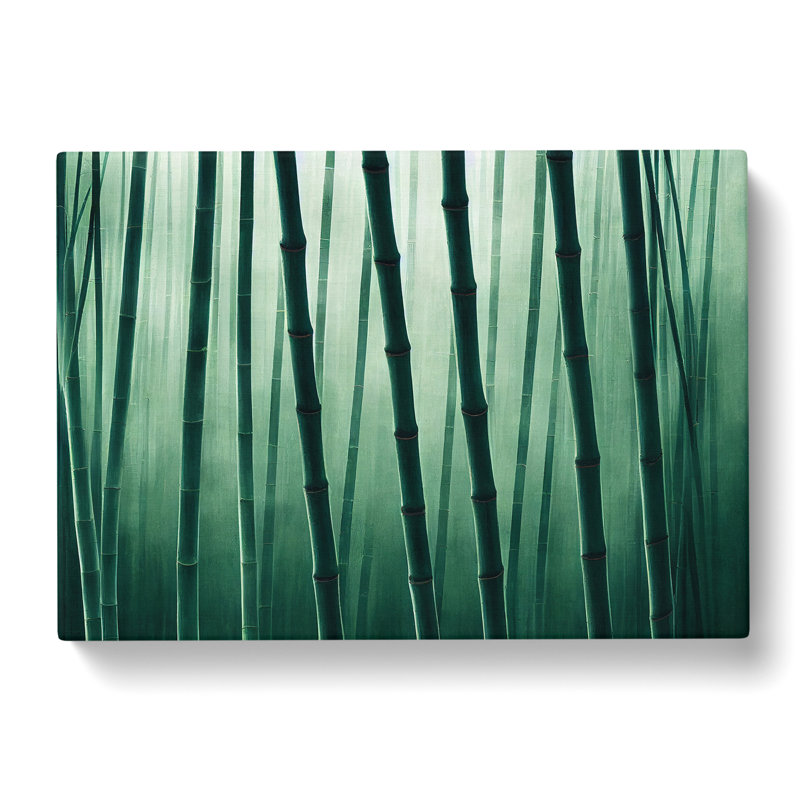 Fierce Bamboo Forest - Wrapped Canvas Painting, 40cm H x 60cm W x 3cm D