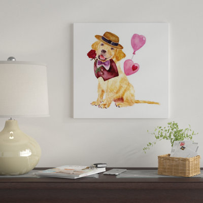 «Valentine Puppy V», reproduction sur toile