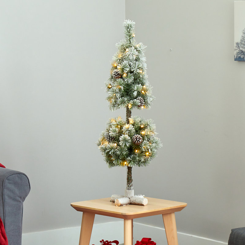 Arbre de Noël artificiel vert 1 pi, 3 pi H