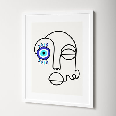 No Evil Allowed Print by Shatha Al Dafai