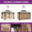 Pavillon de jardin permanent en aluminium-88549360