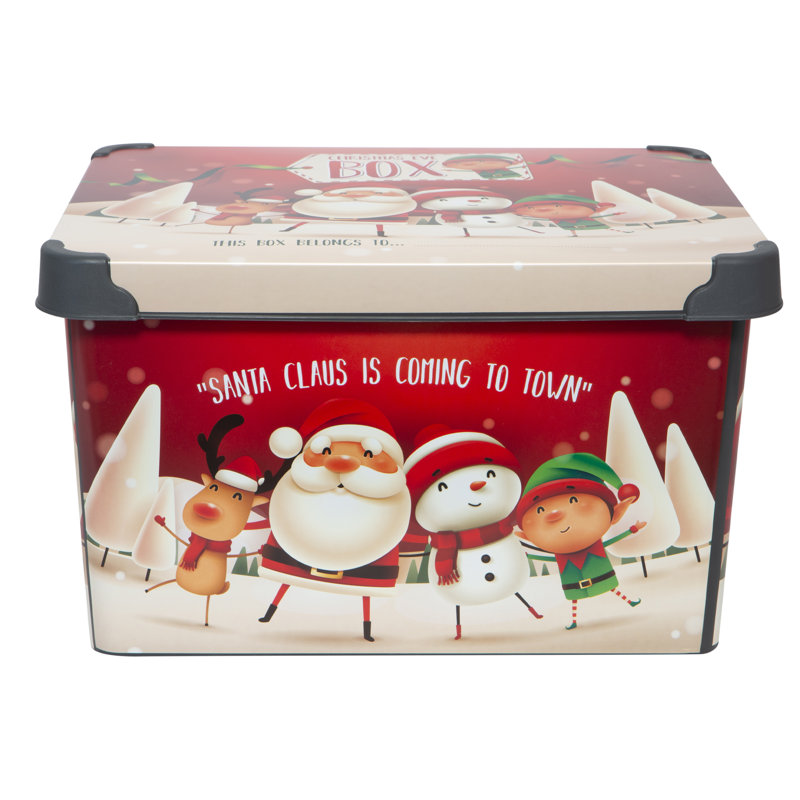 Sac de rangement en plastique Santa Clause is Coming to Town
