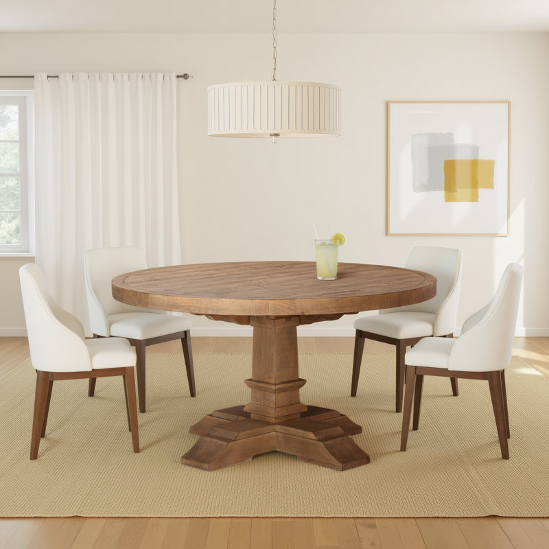 Vienna 55" Reclaimed Pine Round Dining Table