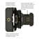 Hinge Double Demountable 1/2 Inch Overlay (20 Pack)