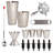 16-Piece Stainless Steel Barware Cocktail Mixing Starter Set