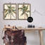 «Majestic Towering Palms», ensemble de 2 toiles flottantes encadrées noires par Ethan Harper-872039947-872039944