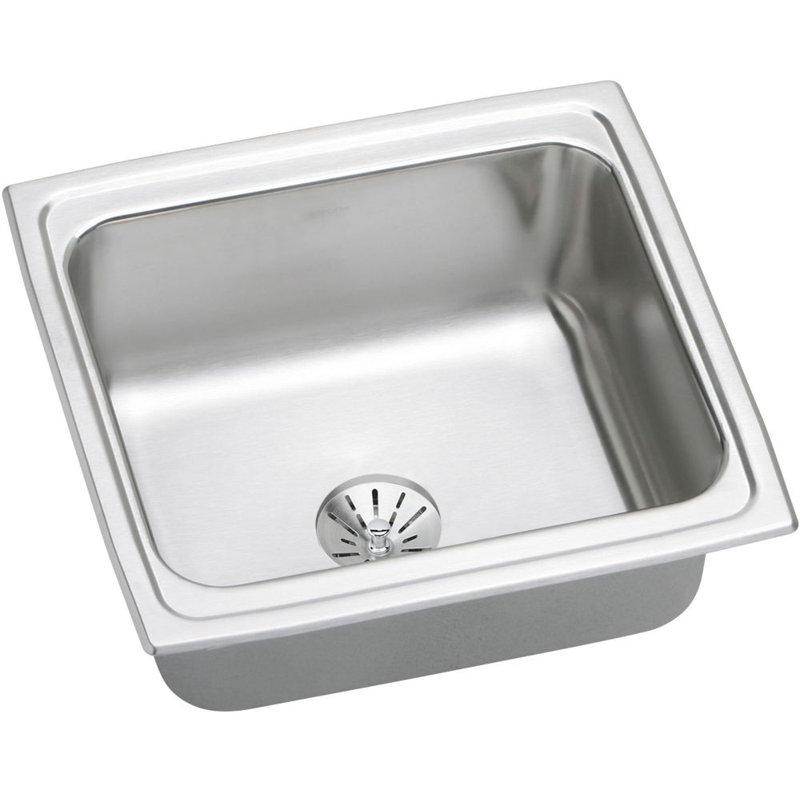 Lustertone 19" x 18" Self-Rimming Extra Deep Kitchen Sink