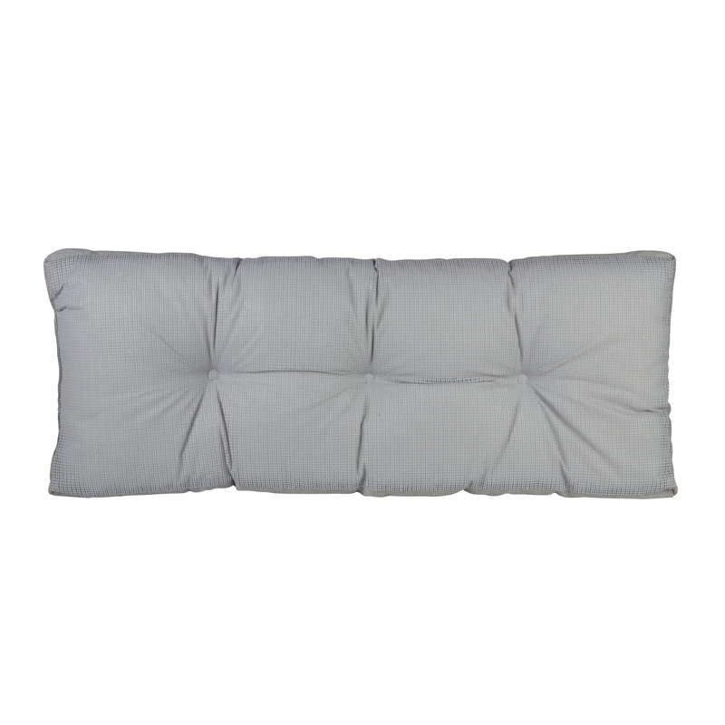 Omega Non-Slip Bench Cushion, Gray, 35" W x 14" D