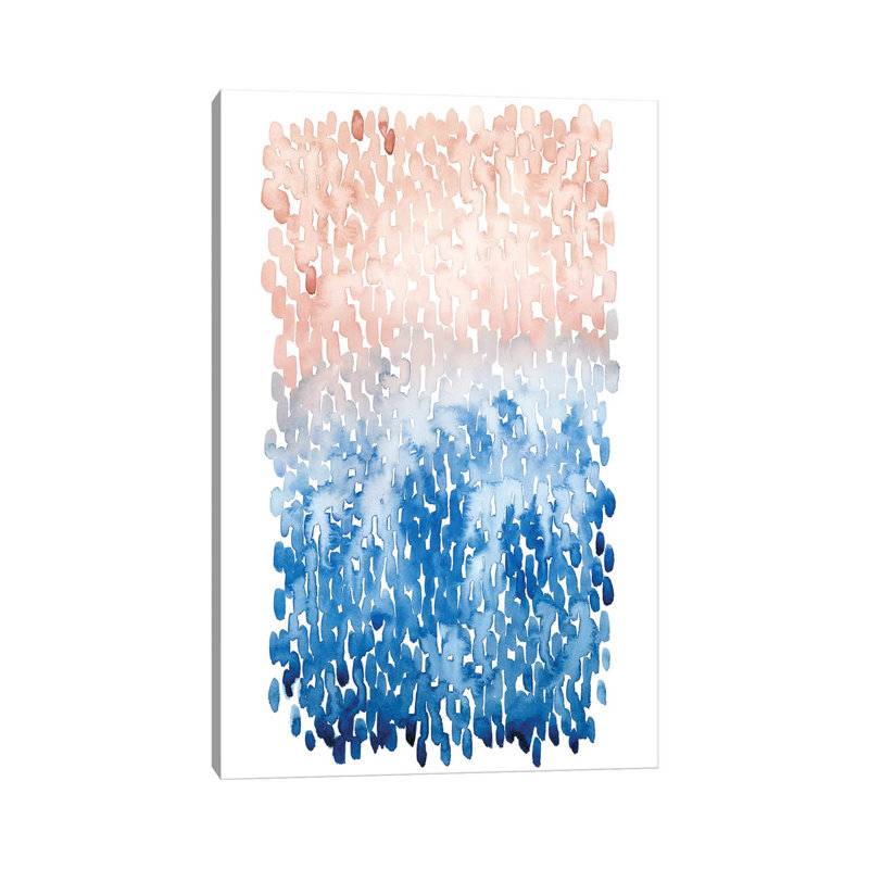 Coral Cascade I by Grace Popp - Wrapped Canvas Gallery-Wrapped Canvas Giclée, 31cm H x 20.5cm W