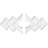 18"W x 12"H x 4"ID x 5 1/2"C x 1"P Zoe Architectural Grade PVC Contemporary Ceiling Medallion, Two Piece-36077611