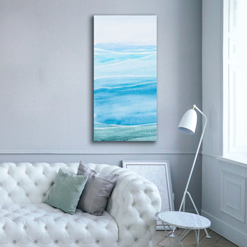  'Wavy 1' by Alicia Ludwig Canvas Wall Art, 30" x 60"