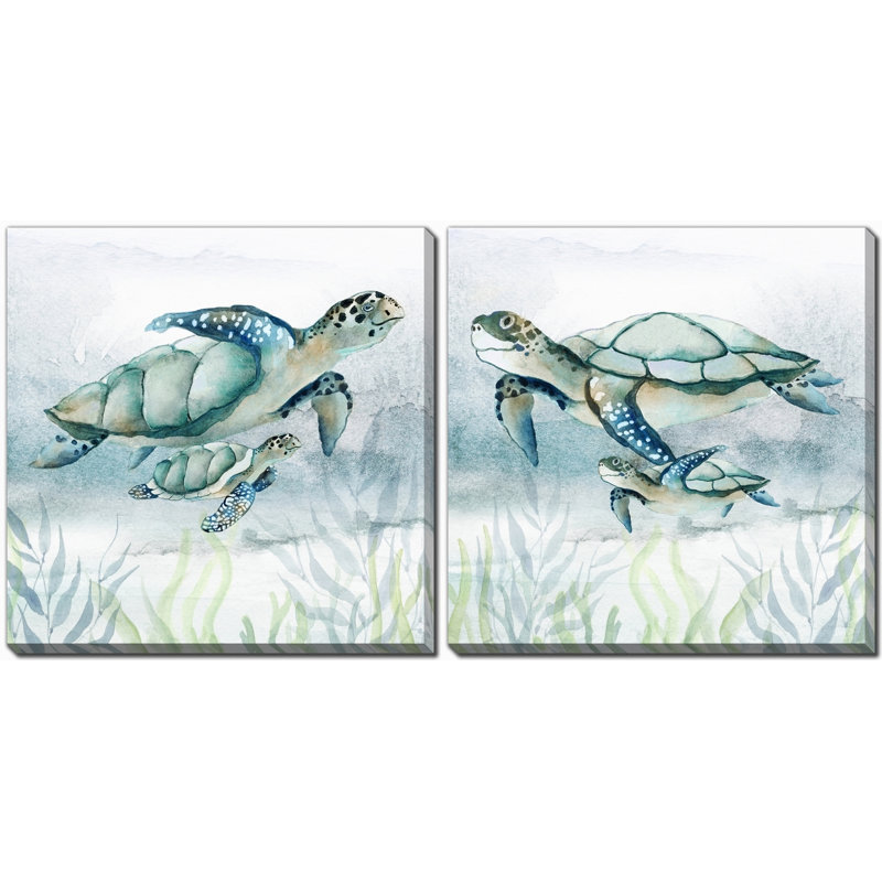 «Swim Lessons», ensemble d'art mural sur toile
