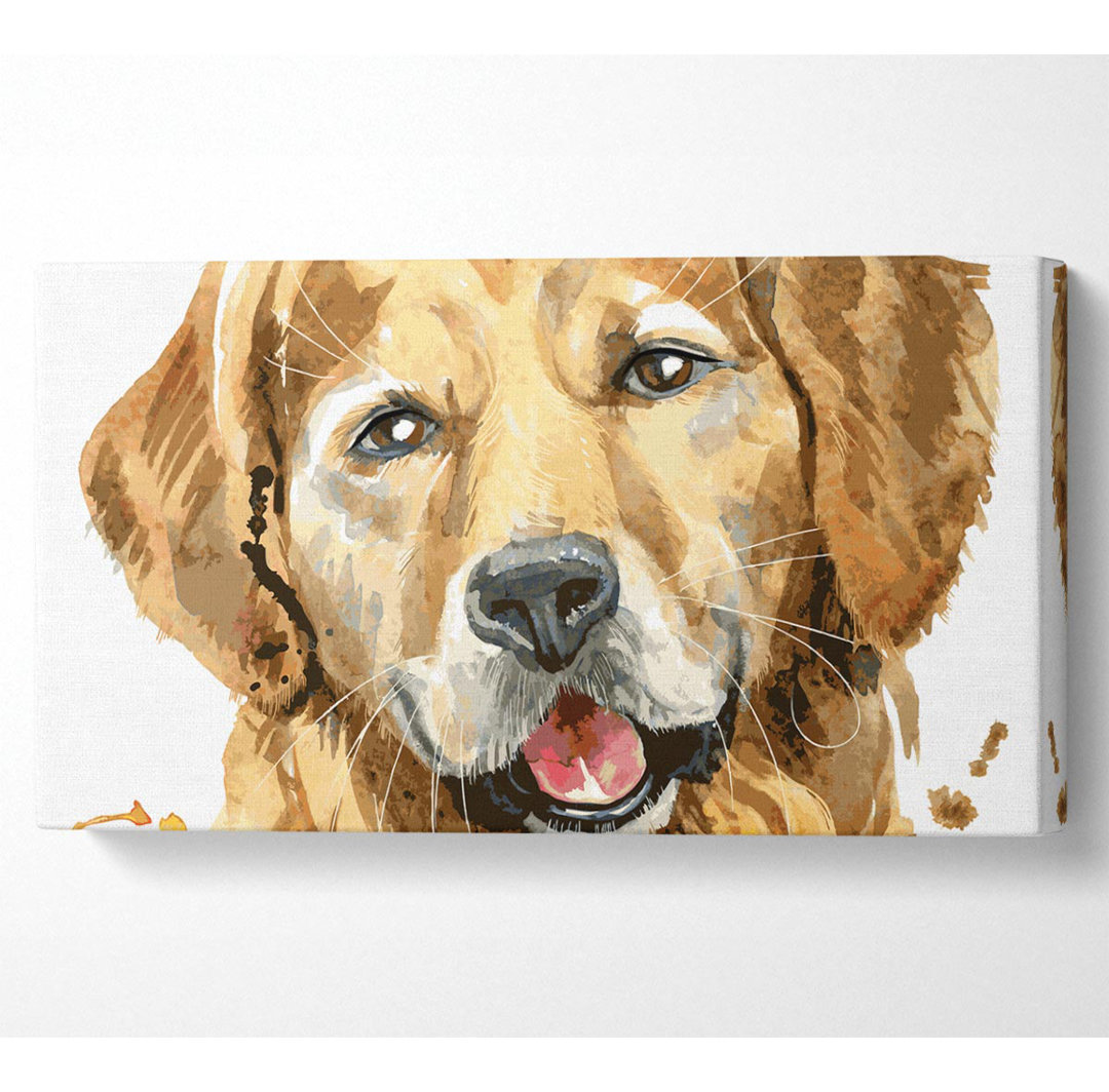 Pratcher Labrador Happiness - Kunstdrucke auf Leinwand