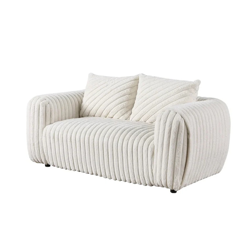 Ensemble 2 pièces de rayures blanches Ellin, Blanc
