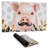 Little disguised pig - 14.00"x24.25" Desk mat