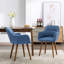 Chaise avec accoudoirs rembourrée en mélange de polyester-2024234145