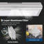 Hotte sous l'armoire 30 po - Acier inoxydable, 200 CFM, ventilateur d'extraction à 3 vitesses, lumière DEL, filtres réutilisables