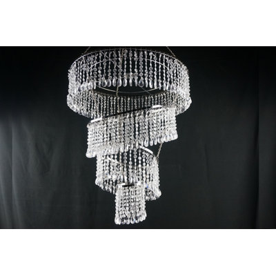Trystan 1 - Light Chrome Unique/Statement Pendant