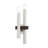 Annies Steel Candle Wall Light