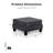 Luka Square Chenille Storage Ottoman-17537744