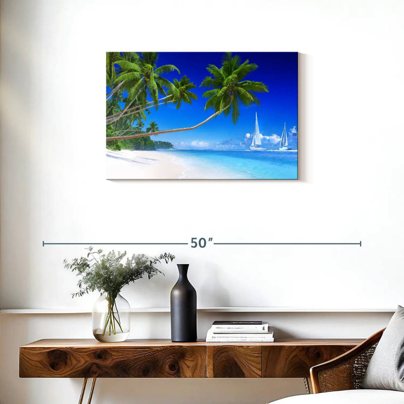 Gillard Seaside Palms, H 20 po x l 30 po