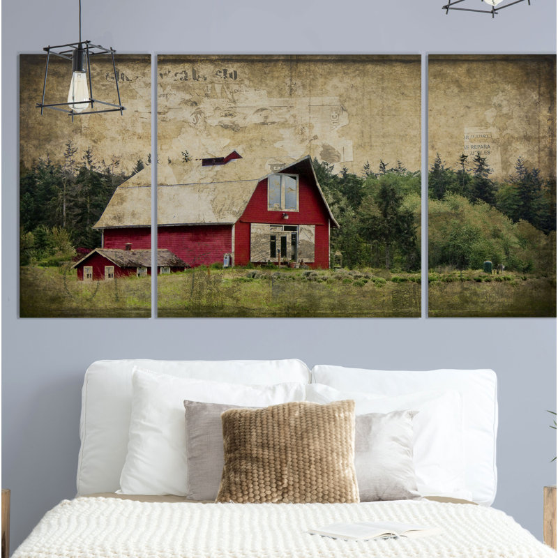 « widbys grange iii », impression à multiples images sur toile, H 24 po x l 48 po x P 1,5 po