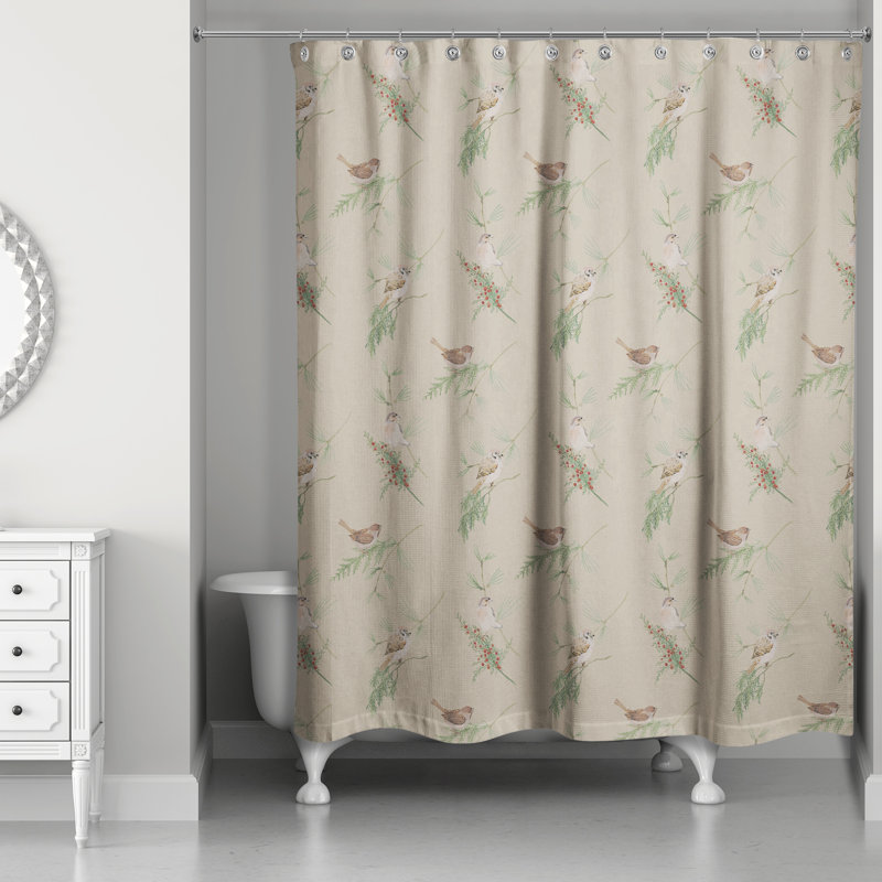 Rideau de douche Domic, Brun