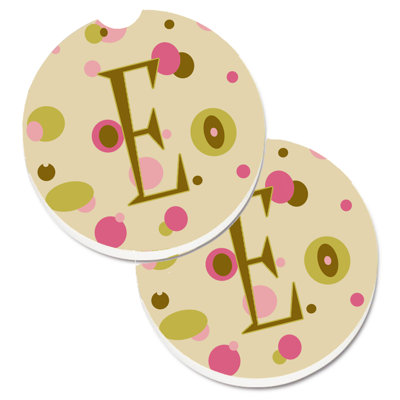 Sous-verre Initiale Monogram