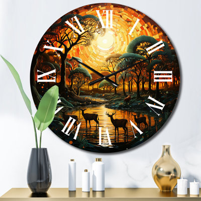 Horloge murale African Savannah Symphony VI