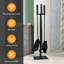 Malham Steel Fireplace Tool Set