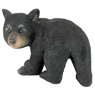 Roly-Poly Bear Cub Statue Walking Bear