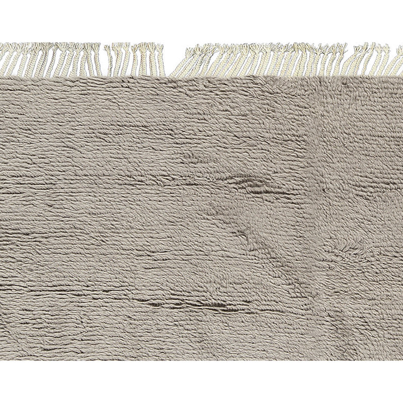 Wool Area Rug in Gray, Rectangle 9' x 12'