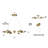 Micajah 6 - Light Shaded Wagon Wheel LED Chandelier