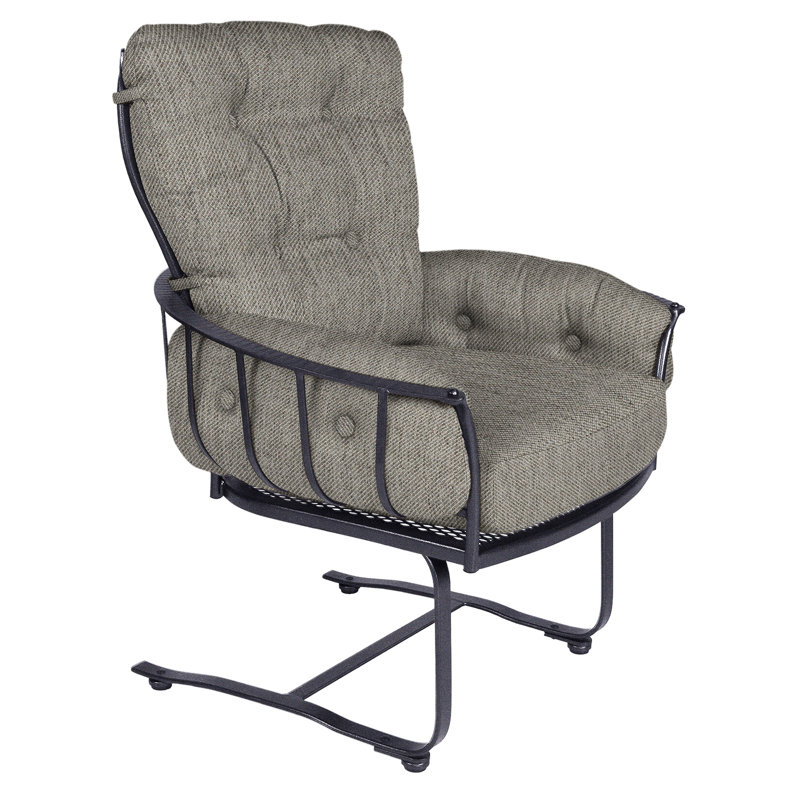 Monterra Outdoor Lounge Chair, Graphite, Adena Shale