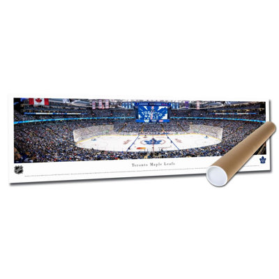 Maple Leafs de Toronto, impression du Panorama de la 1re partie de l'aréna Scotiabank 2018 - dans le tube