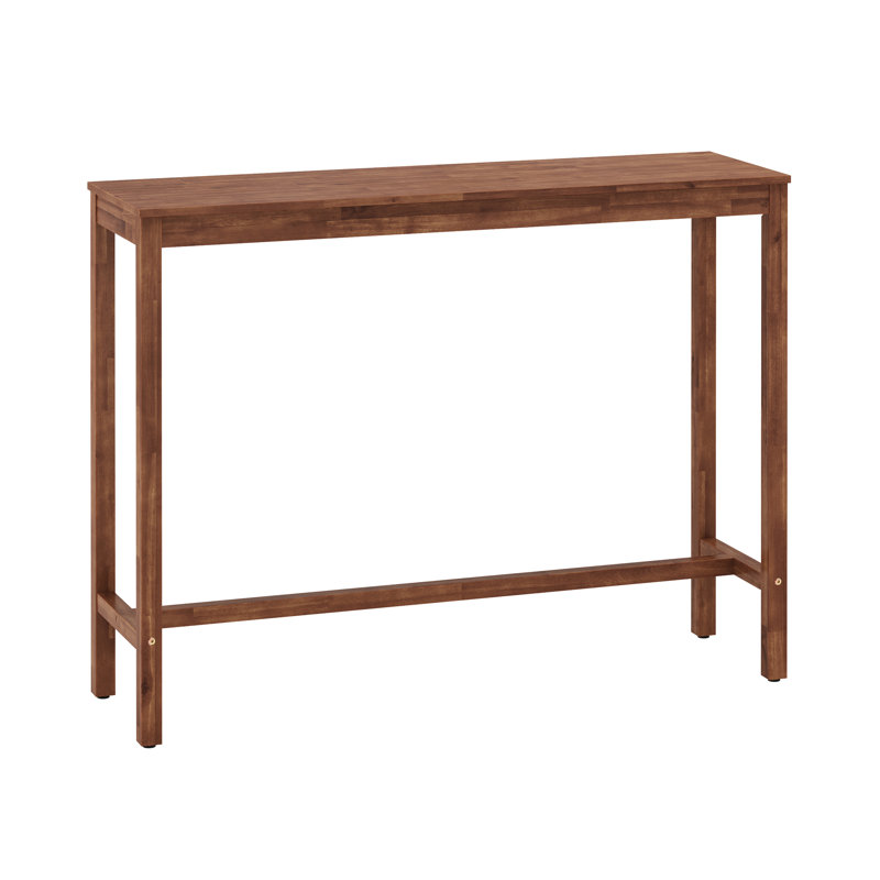 Table de bar Herstein, Brun teck, H 39 po x L 63 po x l 15 po